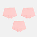 Boyshorts For Girls Peach Pack Of 3