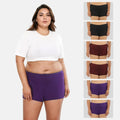 Boyshorts For Plus Size - Black,Wine & Magenta