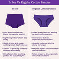 BrZee Vs Regular Cotton Panties