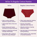 BrZee Vs Regular Cotton Panties