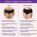 BrZee Vs Regular Cotton Panties