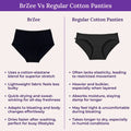 BrZee Vs Regular Cotton Panties
