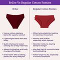 BrZee Vs Regular Cotton Panties