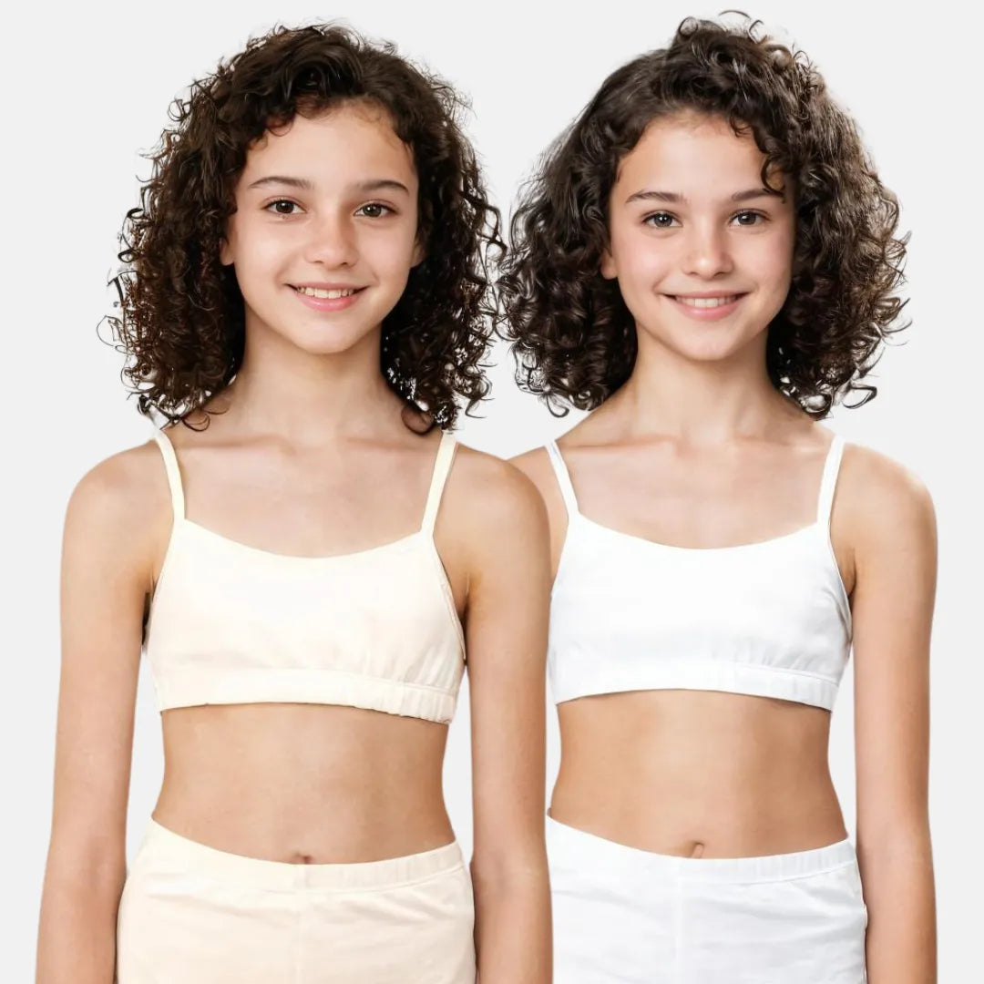 Bra For Teens Skin & White