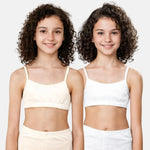 Bra For Teens Skin & White