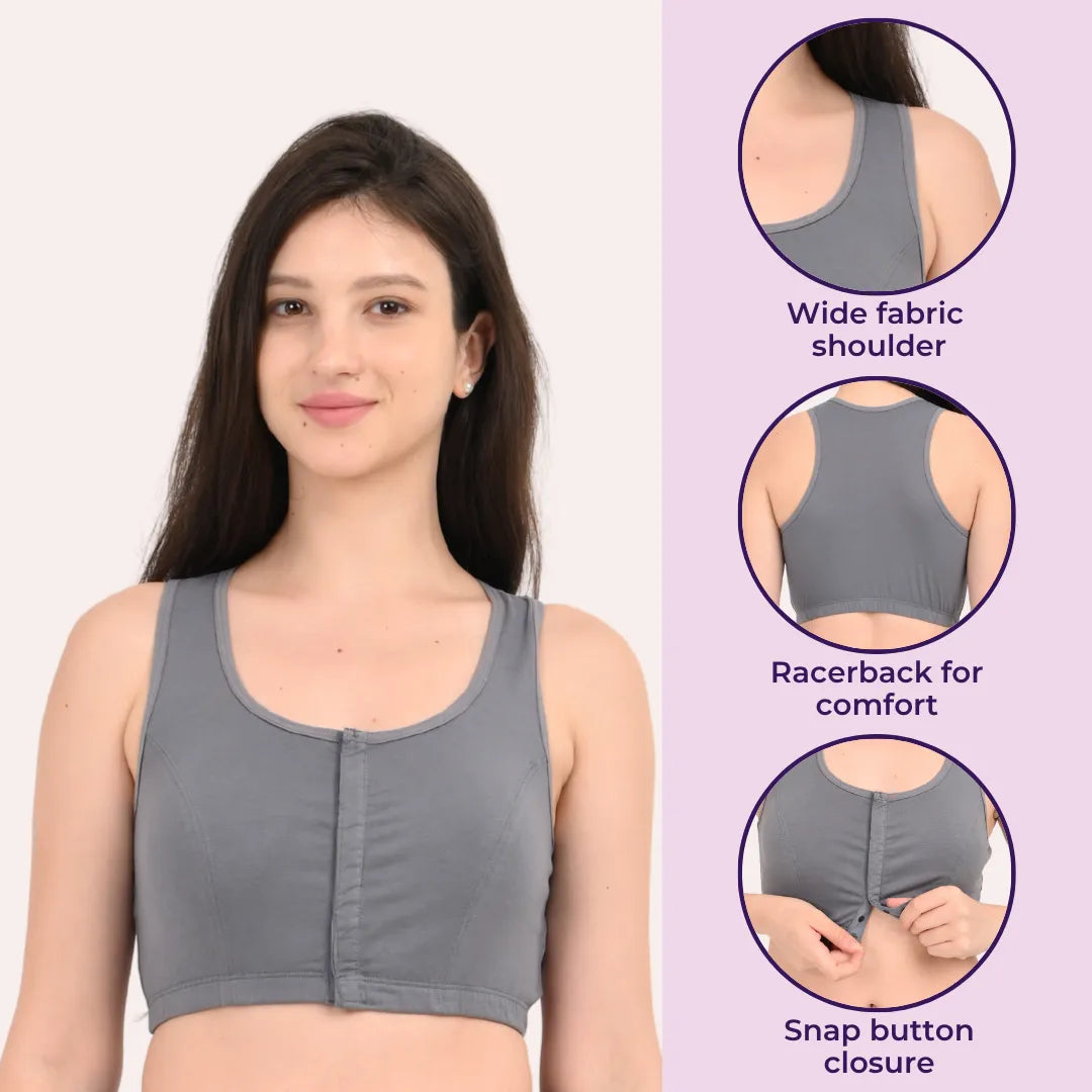 Bra Open Front Side Features
