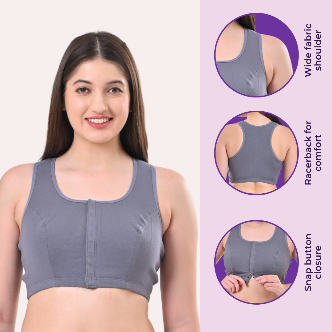 Bra Open Front Side Features