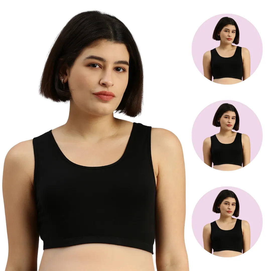 Bras For Pregnancy Black Pack Of 3