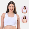 Bras For After Breast Surgery White & Skin