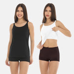 Built In Bra Camisole Black & White