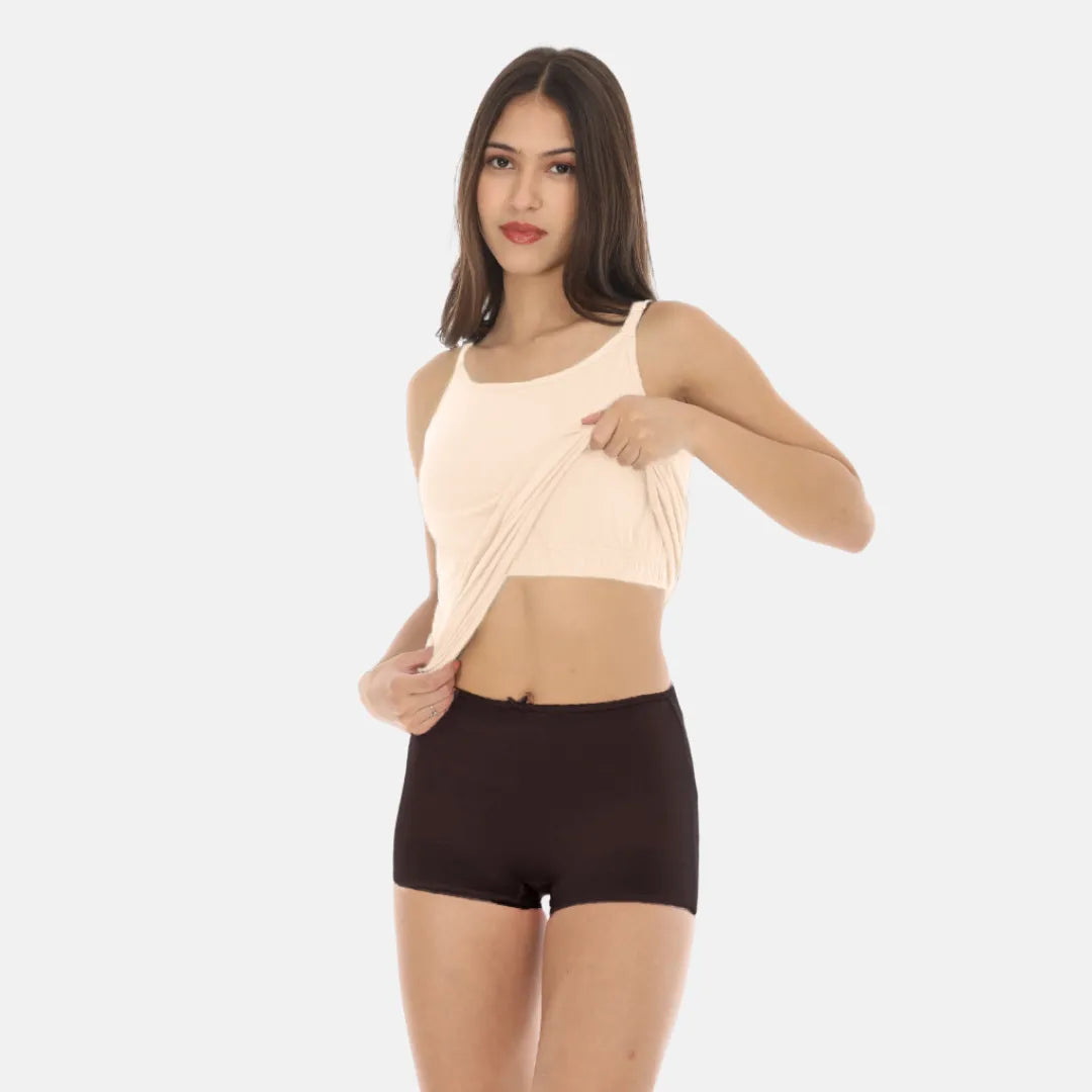 Camisole Tops With Built In Bra Skin Pack Of 1