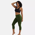 Capri Leggings Green Color