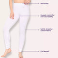 Churidar Leggings Main Features White