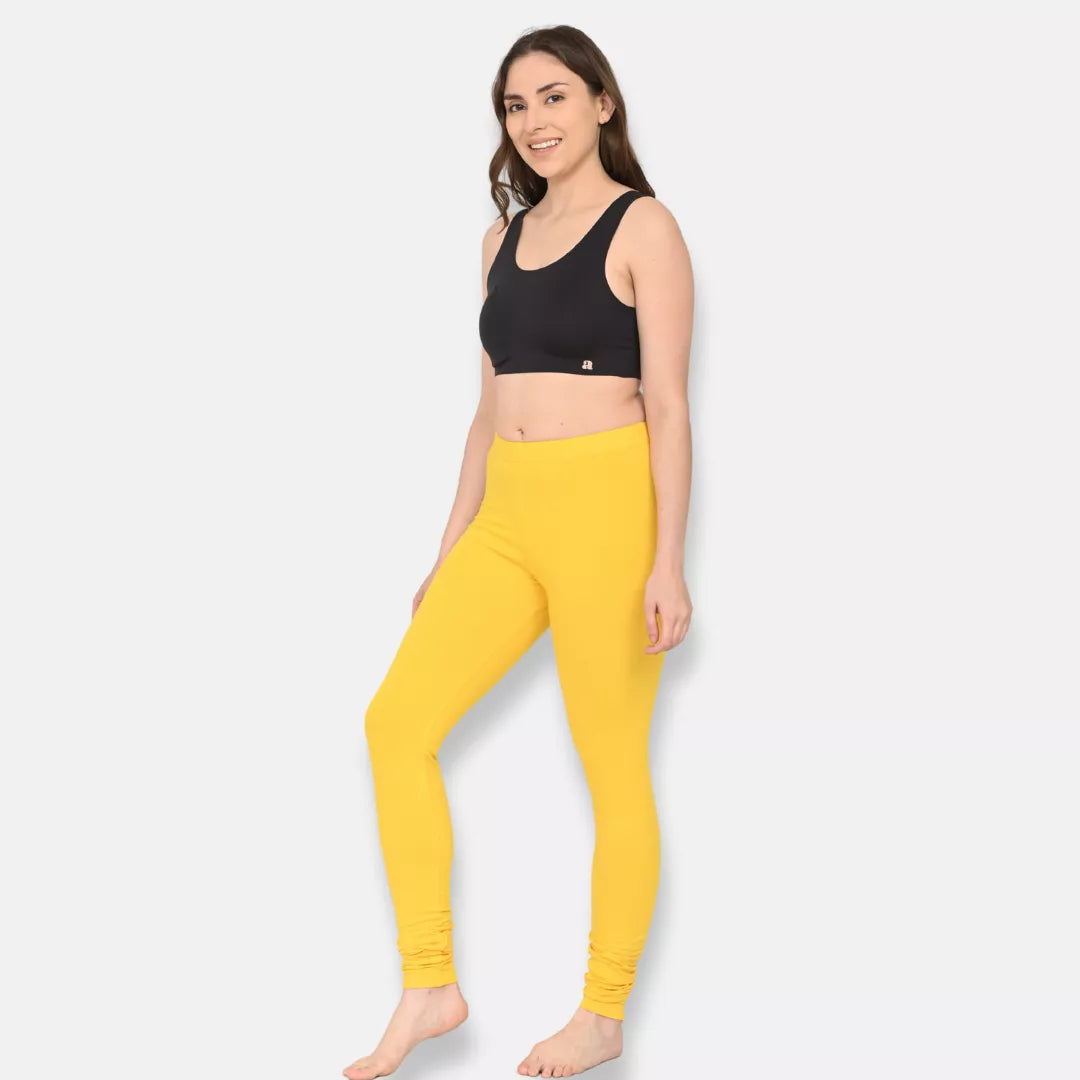 Churidar Leggings Yellow