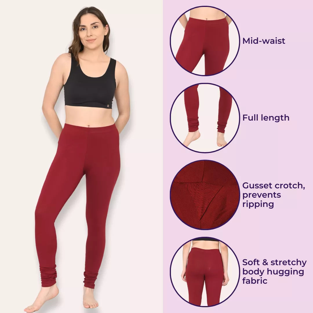 Churidars For Women Maroon