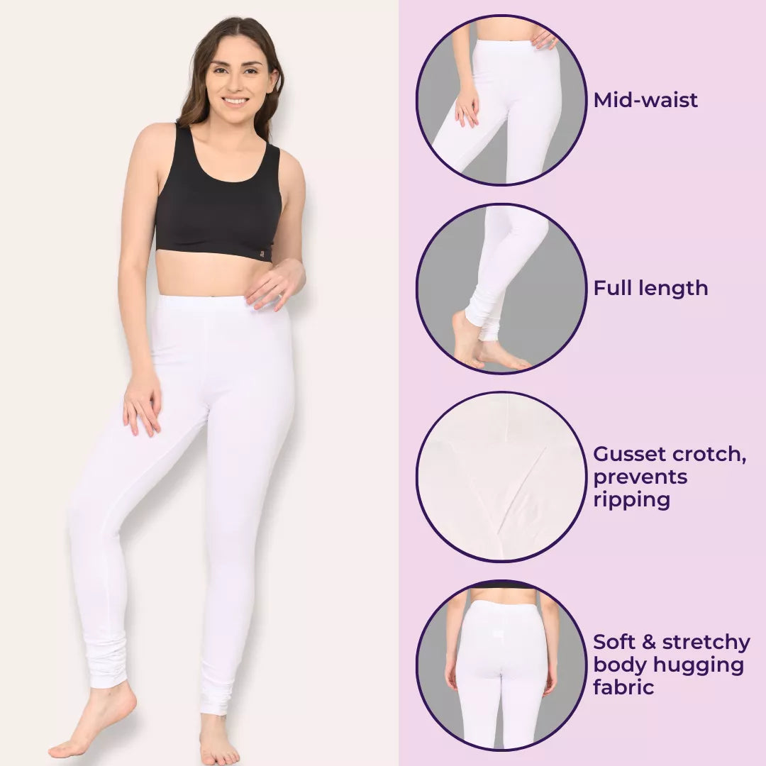 Churidars For Women White