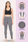 Stylish grey churidar leggings for women with perfect fit