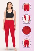 Discover the features of women's red churidar leggings