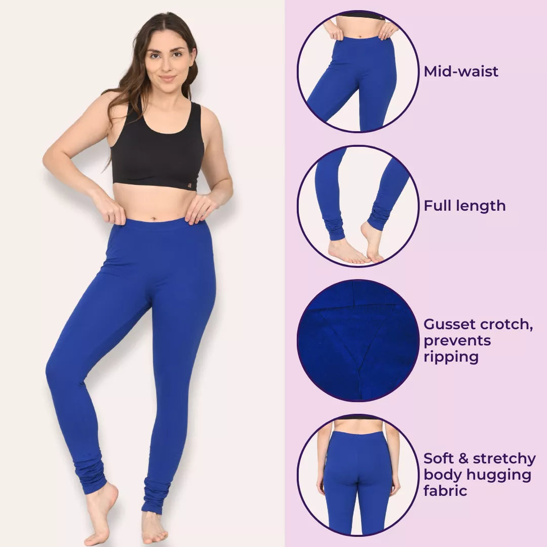 Churidars For Women Features Royal Blue