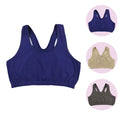  Comfy Bras For Older Ladies Royal Blue, Skin & Grey