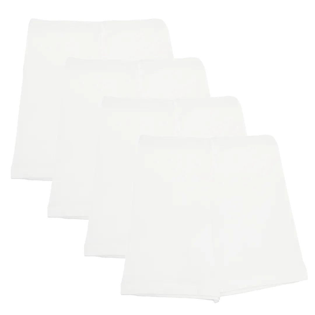 Cotton Shorties White Pack Of 4