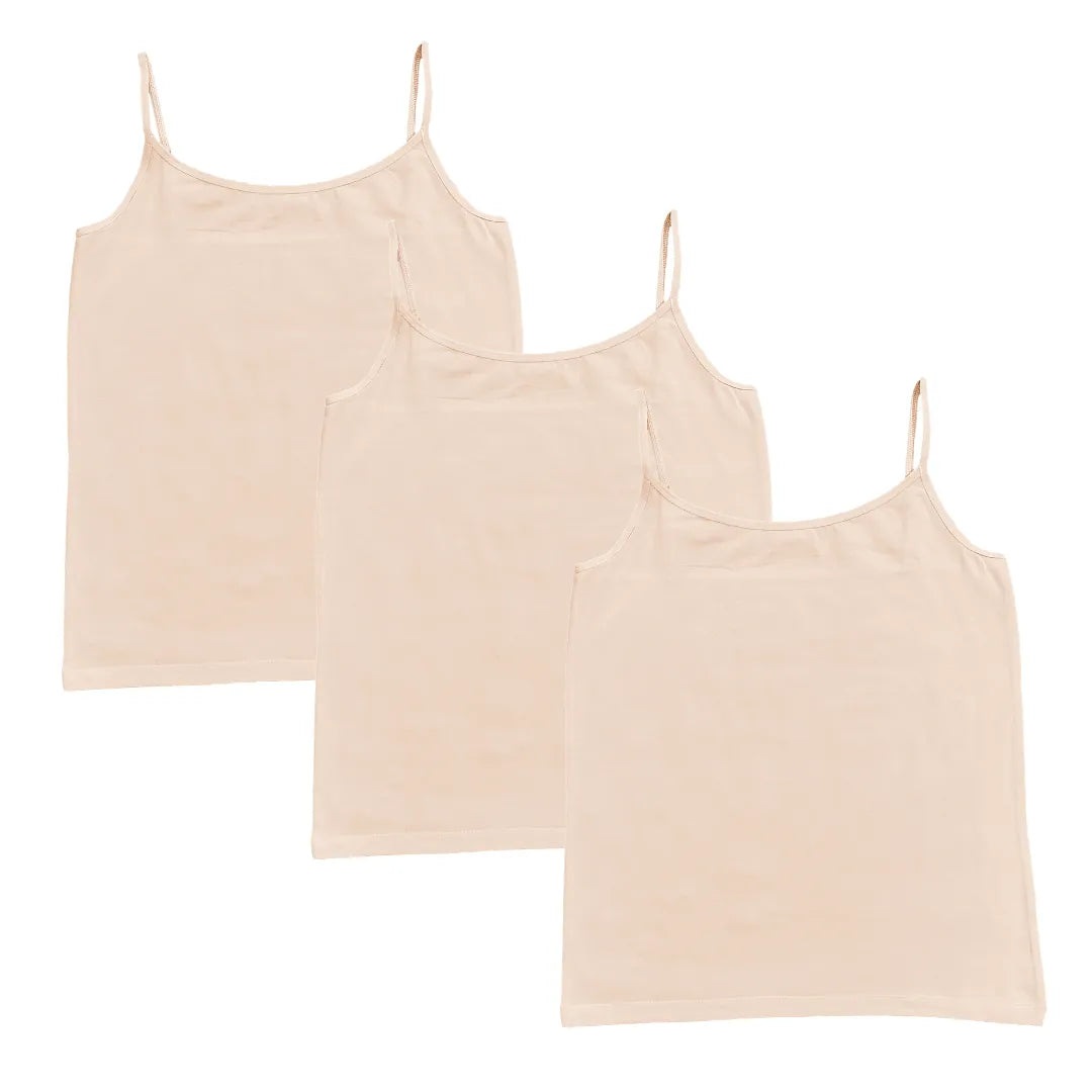 Cotton Spaghetti Strap Tops For Seniors Skin Pack Of 3