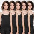 Cotton Camisole Black Pack Of 5