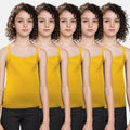 Cotton Camisole Mustard Pack Of 5