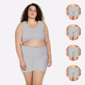 Cotton Shorties Grey Pack Of 4