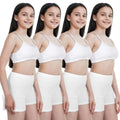 Cotton Shorties White Pack Of 4