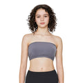 Crop Top Tube Bra For Girls Steel Grey