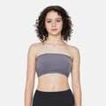 Crop Top Tube Bra For Girls Steel Grey