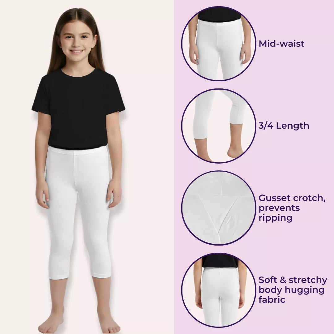Teen Capris-White