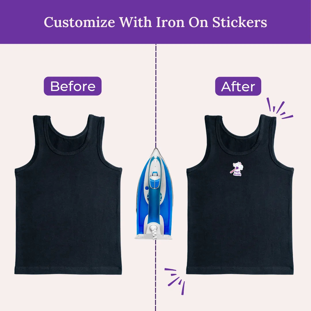 Customize With Iron On Stickers