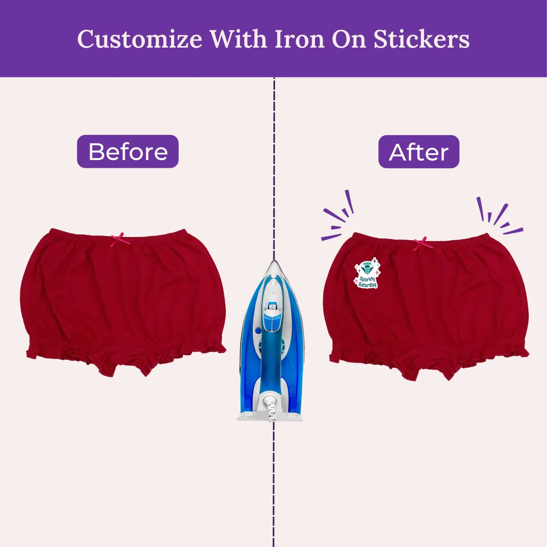 Customize With Iron On Stickers