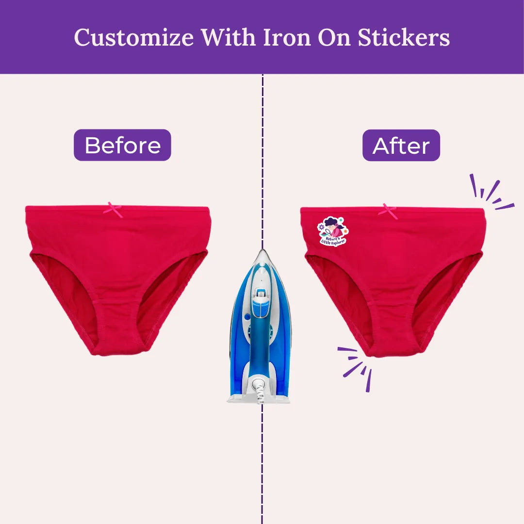 Customize With Iron On Stickers