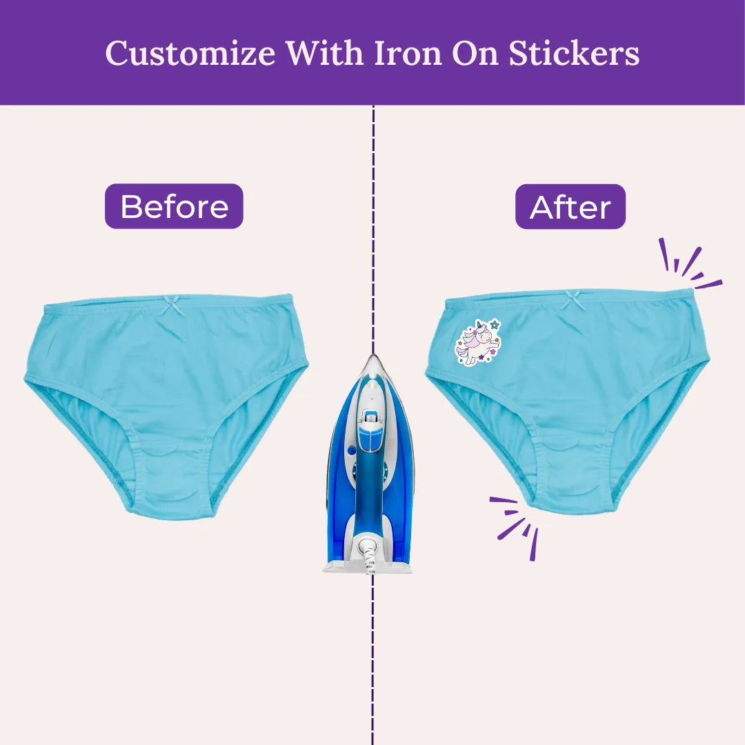 Customize With Iron On Stickers