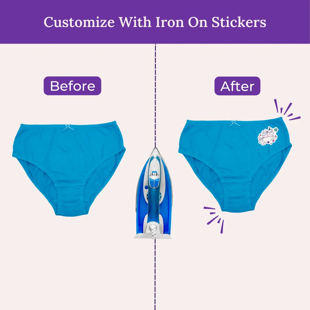 Customize With Iron On Stickers