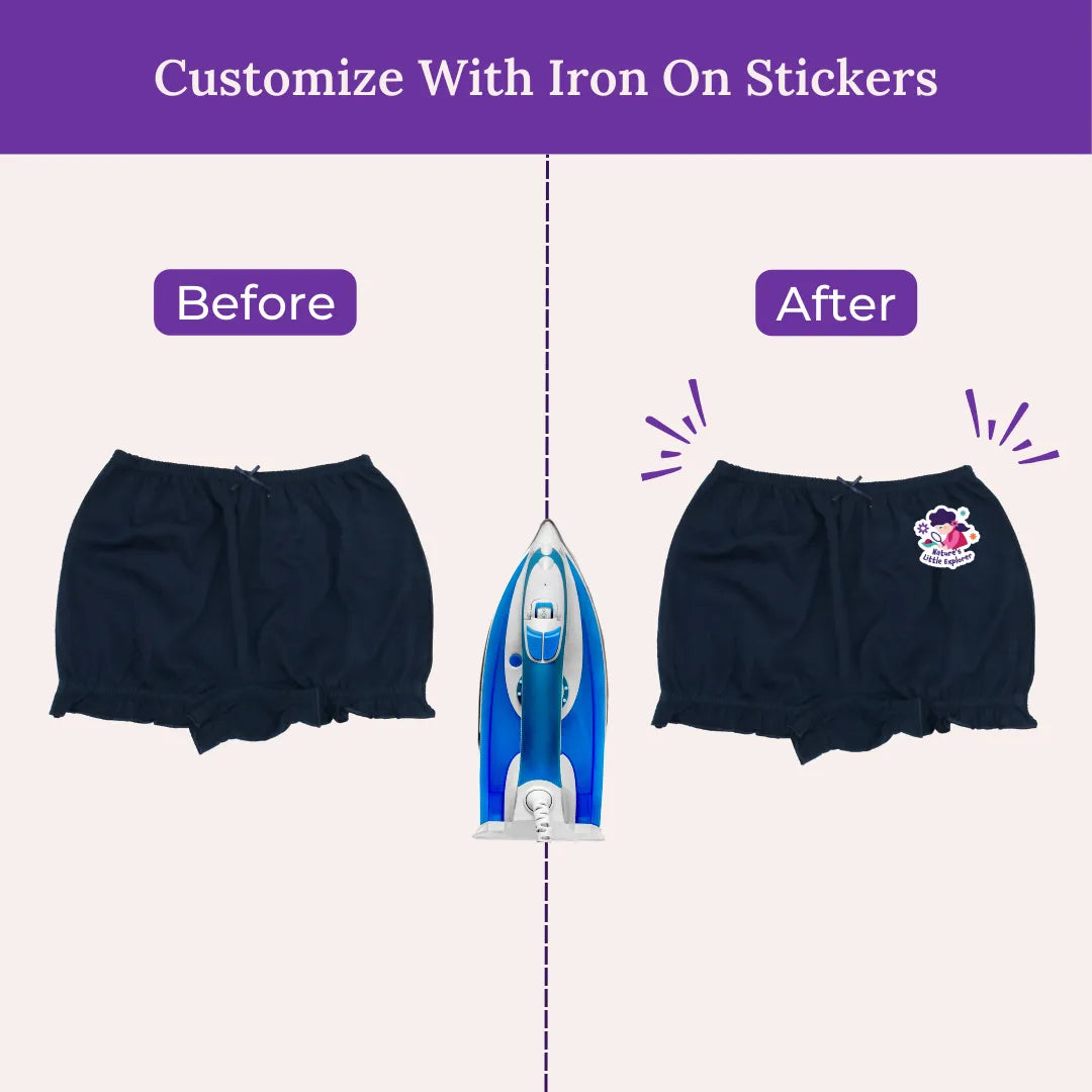 Customize With Iron On Stickers