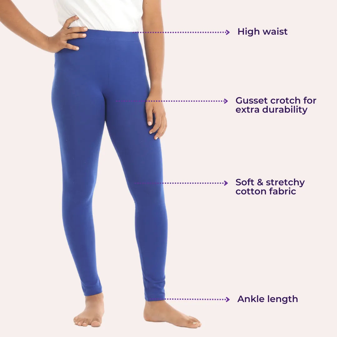 Cute Leggings For Teens - Blue