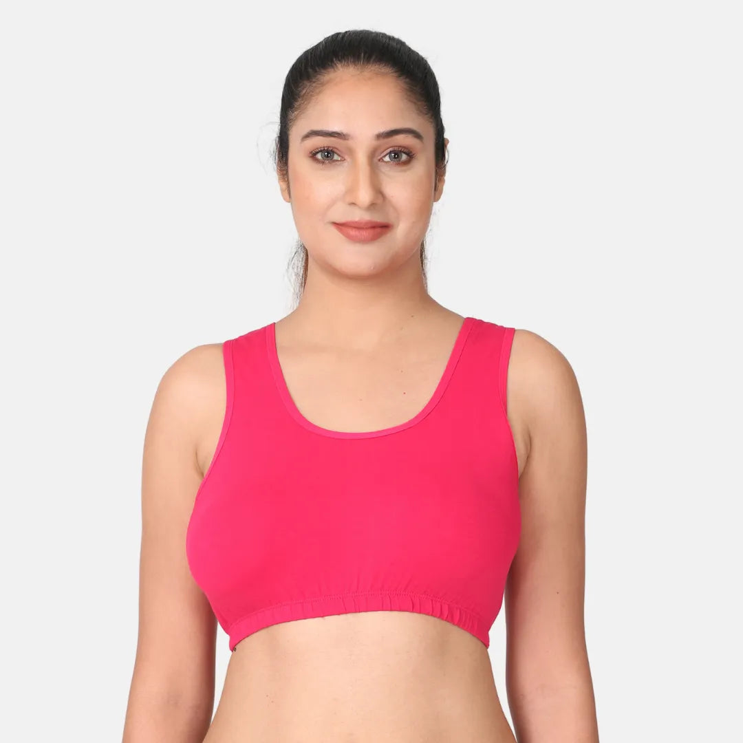 Dark Pink Sleep Bra / Lounge Bra