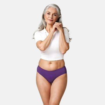 Elderly Leakproof Panty Magenta