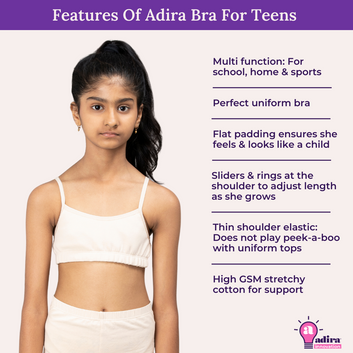 Bra For Teens | Comfy Bras For Teens Online | Wireless | Pack Of 2