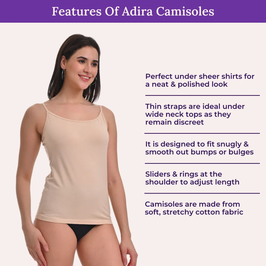 Features Of Adira Camisole Adjustable Strap