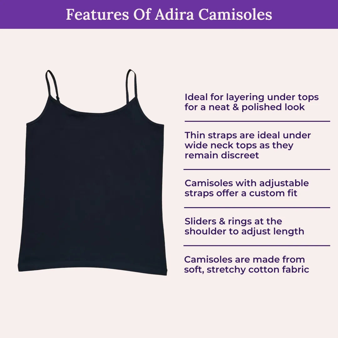 Features Of Adira Camisole Adjustable Strap