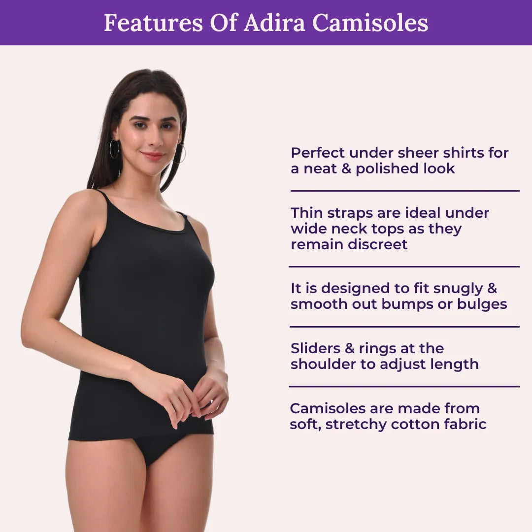 Features Of Adira Camisole Adjustable Strap