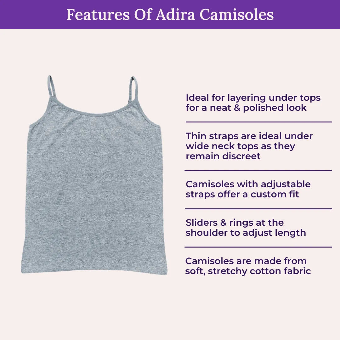 Features Of Adira Camisole Adjustable Strap