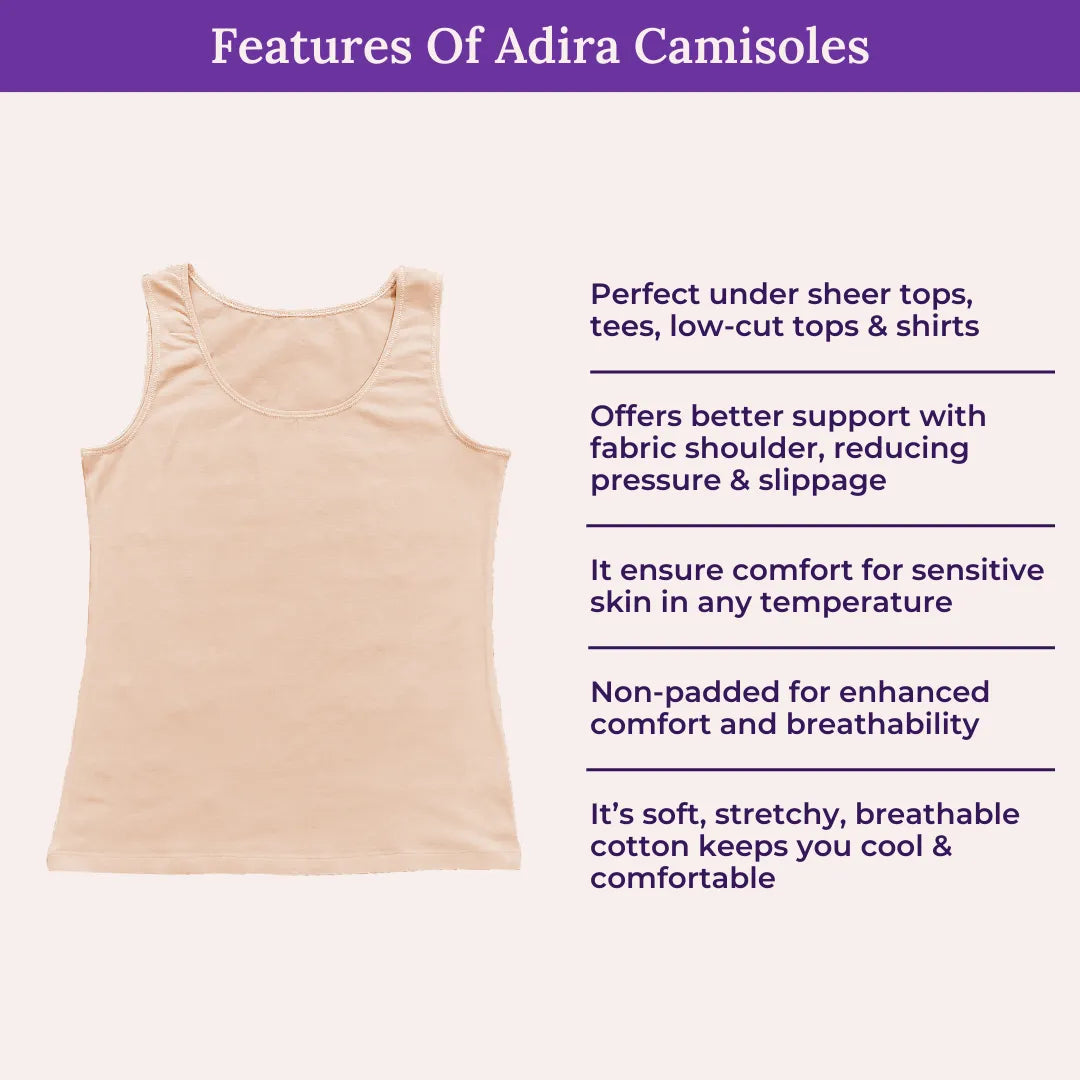 Features Of Adira Camisole Wider Strap