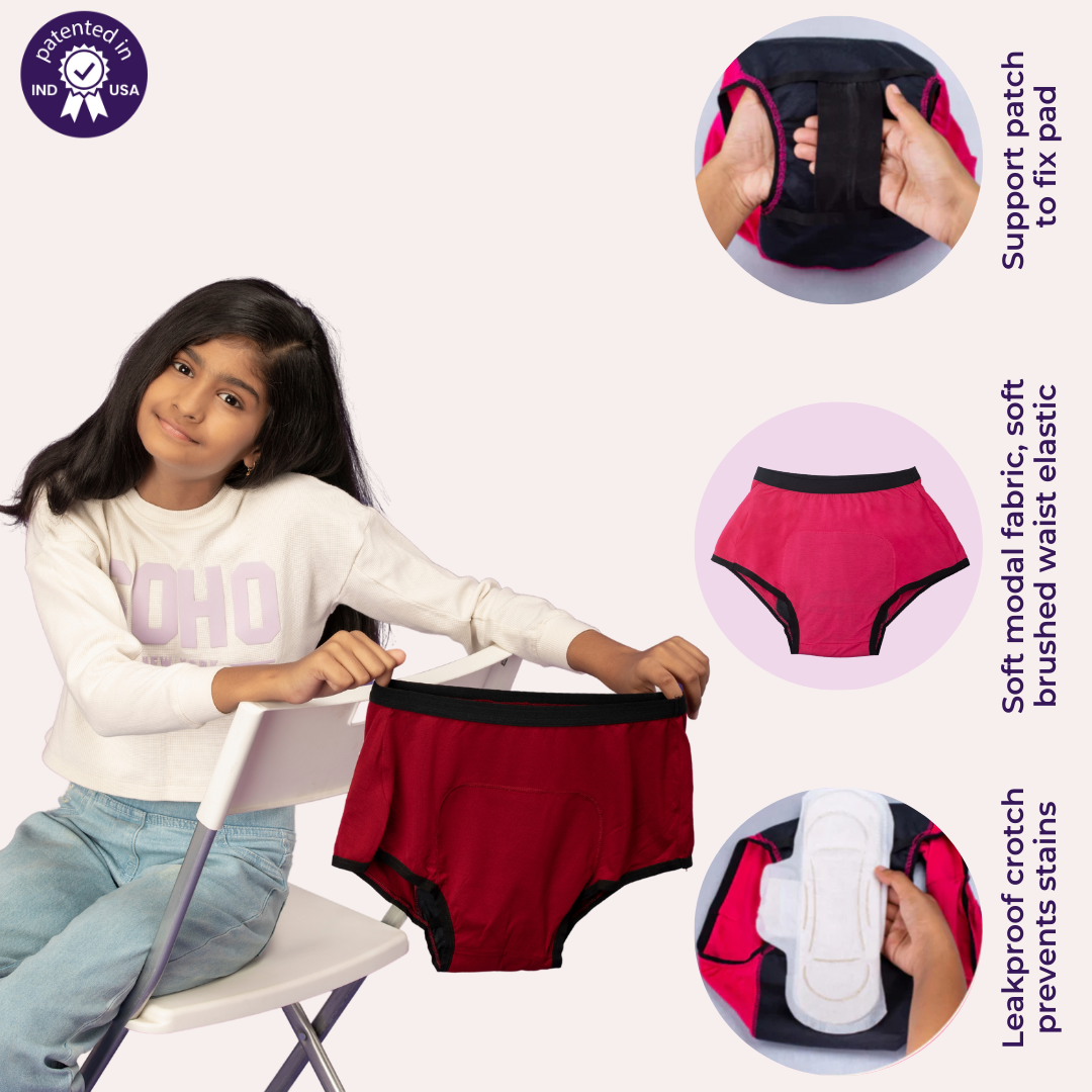 Features Of Adira Heavy Flow Period Panties