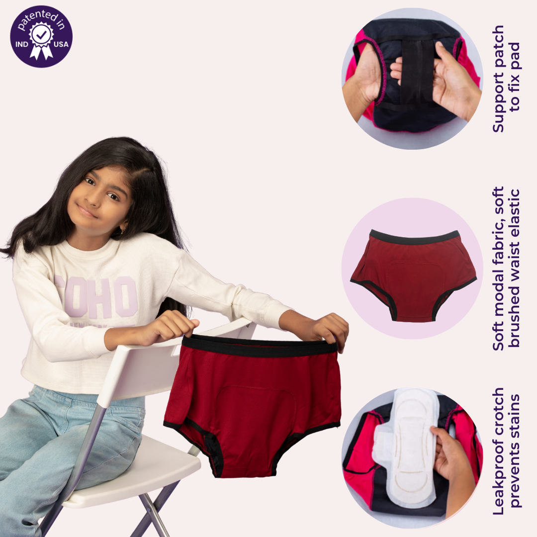 Features Of Adira Period Panties For Heavy Flow